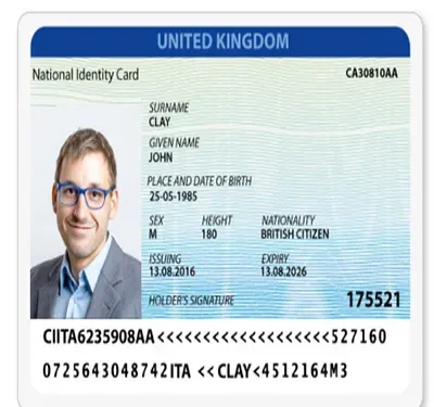 Buy Fake British ID Card Online