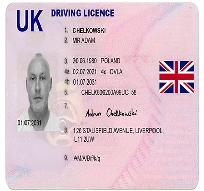 Buy Fake United Kingdom Driving License Online