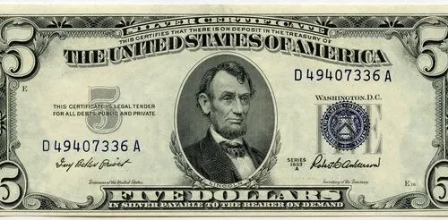 Buy $5 USD Bills