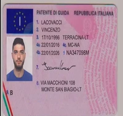 Buy Fake Italian Driving License Online